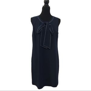 Maison Jules Bow-detail Sheath Dress